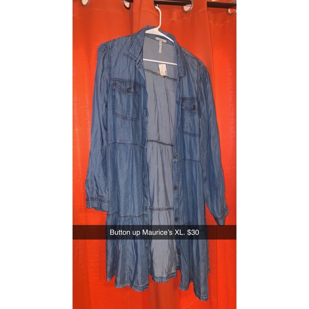 Button up dress